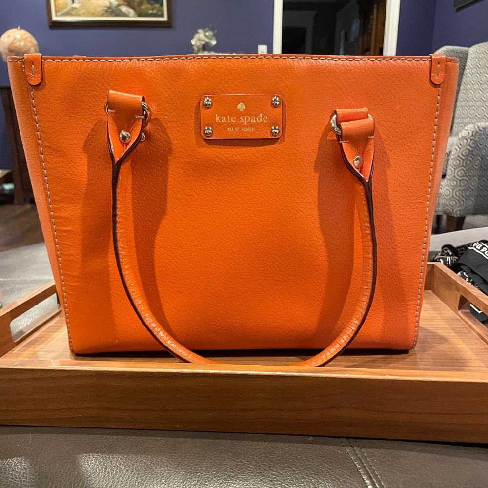 Kate Spade Vibrant Orange Tote